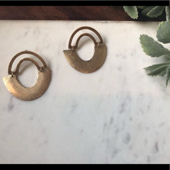 Jewelry - The Campbell - Vintage Geometric Crescent